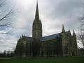 #10: Salisbury Cathedral (finished in 1258), 123m in Hight