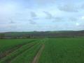 #2: View north - our car is visible at the entrance to the field