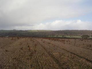 #1: Looking North, you can just see the car on the left