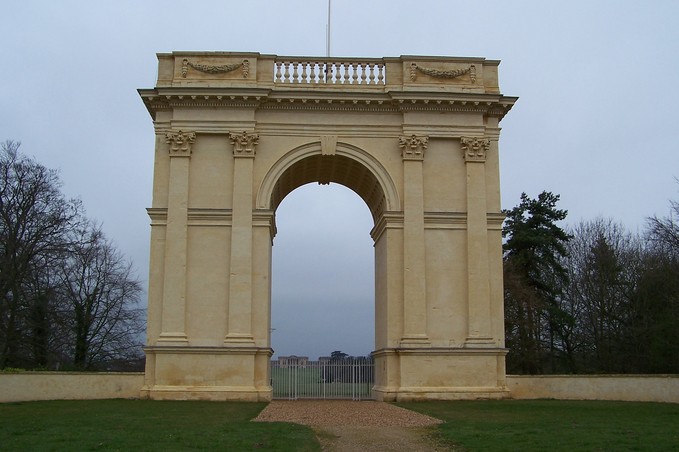 The entrance to Stowe