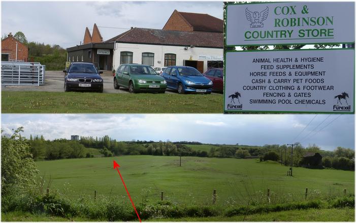 ‘Cox & Robinson’ country store & view to CP to SOUTH