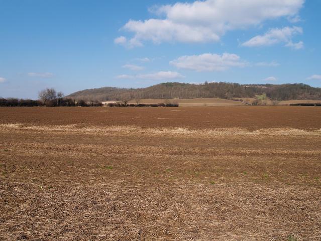 looking north - the back end of Bredon Hill