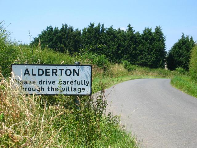 Entering Alderton
