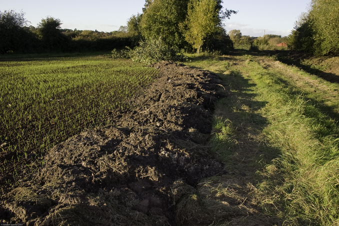 Ditch dredging