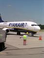 #2: our airplane of the low fare airline "Ryanair" at Friedrichshafen Airport