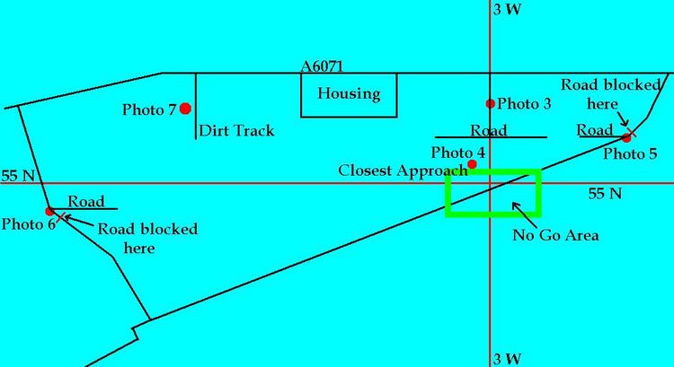 Diagram of the area