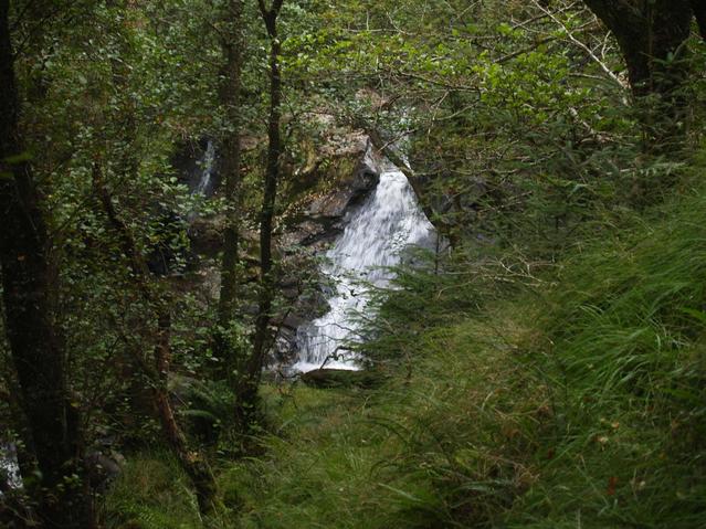 a small waterfall 75m from the confluence