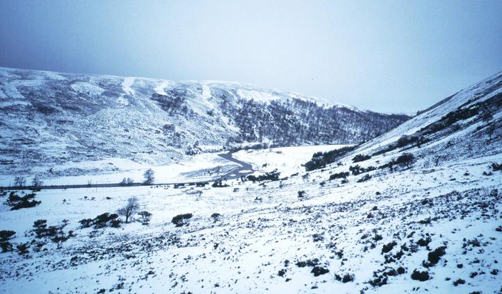 Glen Tromie, from the climb towards 57N 4 W