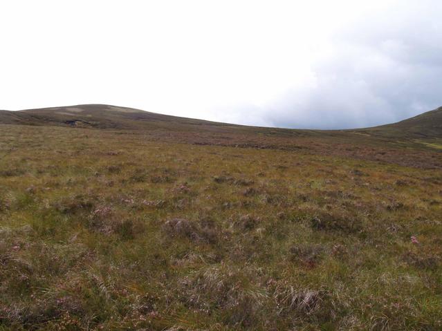 the view from the north: Meall an Dubh-chadha to the left and Meallach Mhor to the right