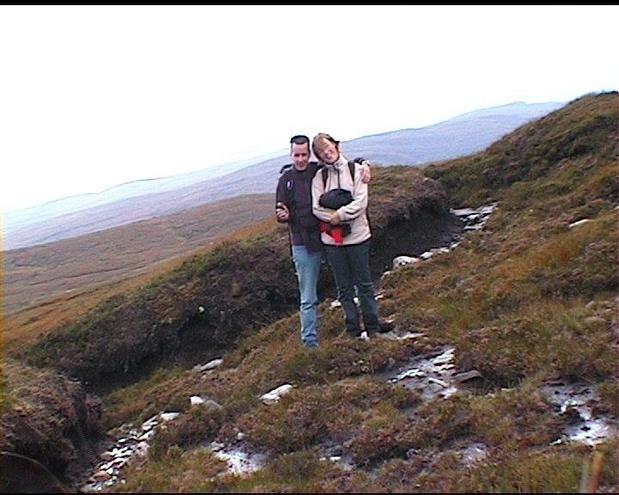 Petra and me at the confluence point