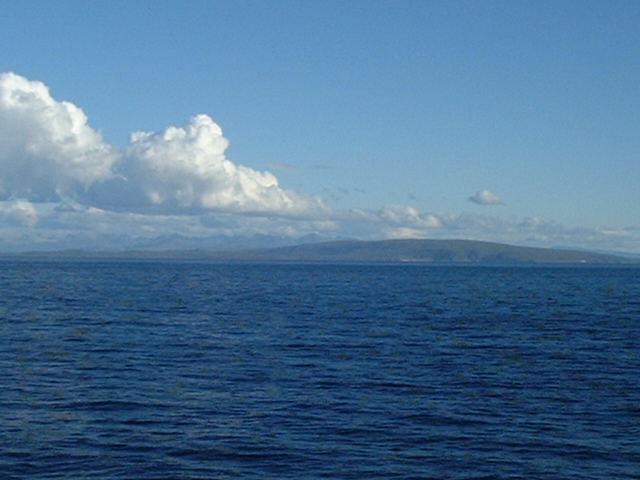 coast around Cape Rubha Reidh seen from the confluence