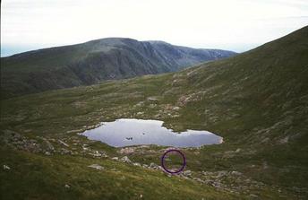 #1: Loch Braigh Bheagarais and 58N 7W from the slopes of Tiogra Mor