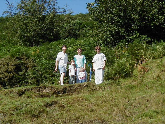 The Team at the confluence with marker