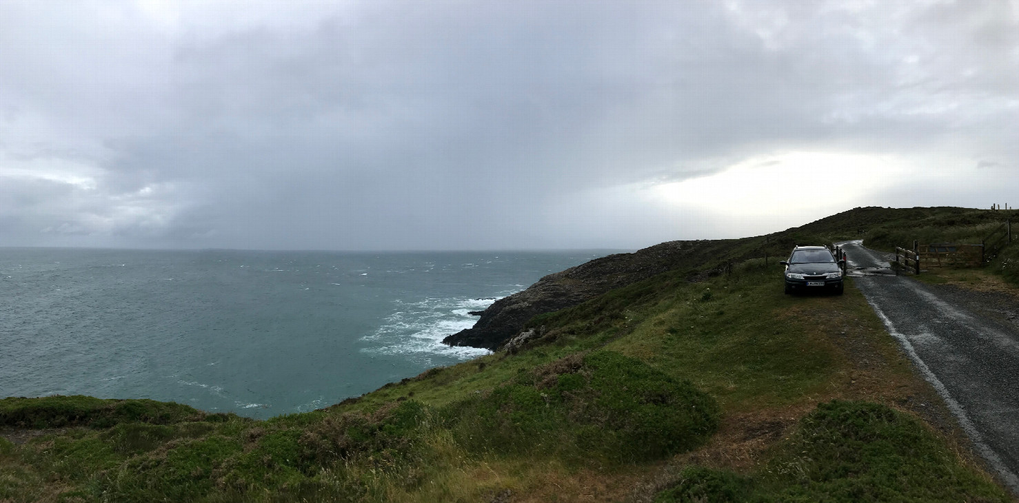 mobile home at Strumble Head 5 km north-west od the CP