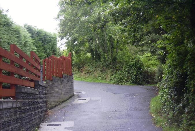 Weg zum Punkt - way to N52W05
