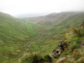 #10: The view of the valley on the "clear" side of the mountain.  The Irish Sea can be seen 10 miles away.