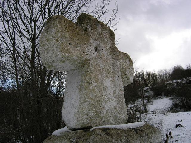 Nearby of ruined church place