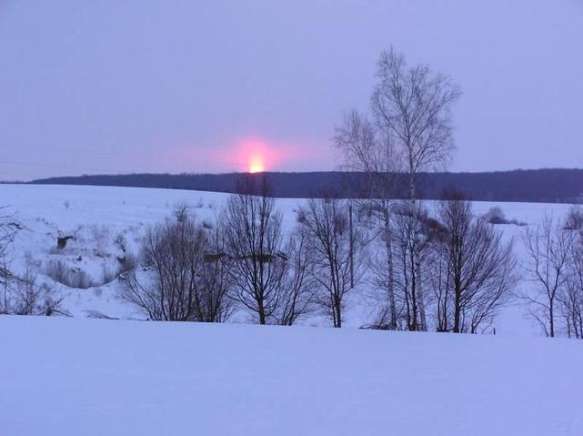 Sun set (about 10 km to confluence point)