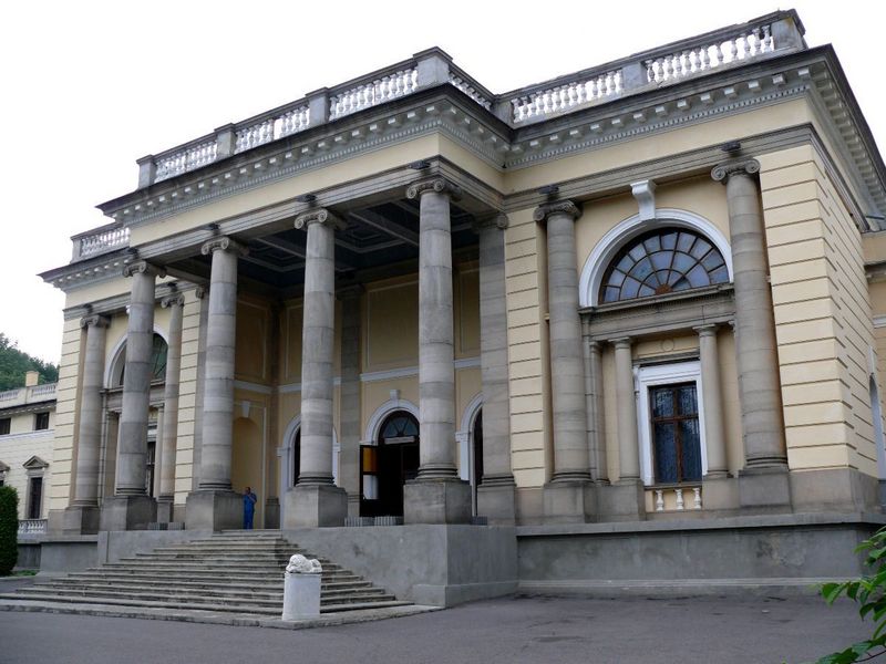 Немиров, дворец княгини Щербатовой/Nemirov town. Princess Shcherbatova palace. 