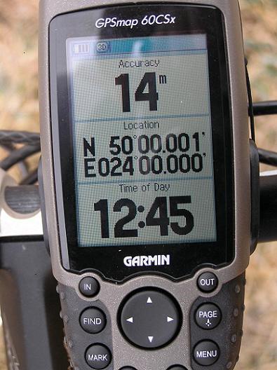 GPS reading