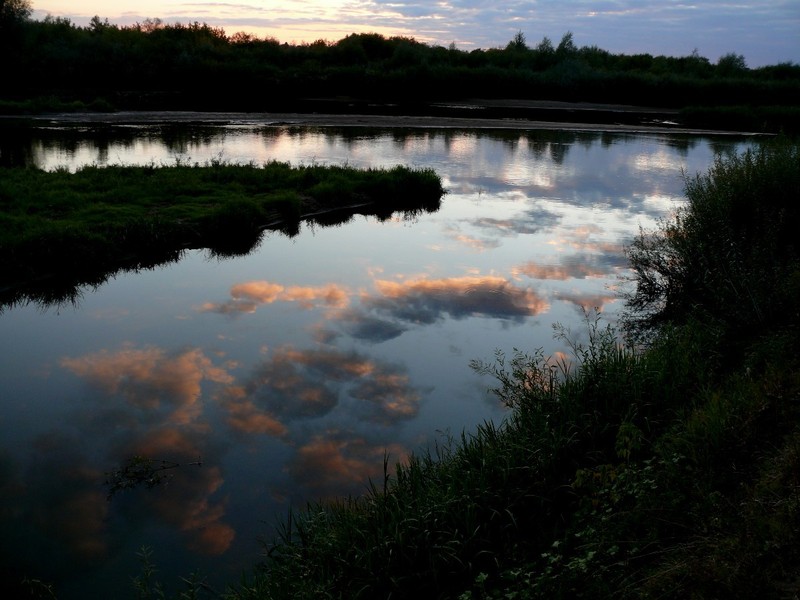 Вечер на берегу реки Случь / Evening at Sluch riverbank