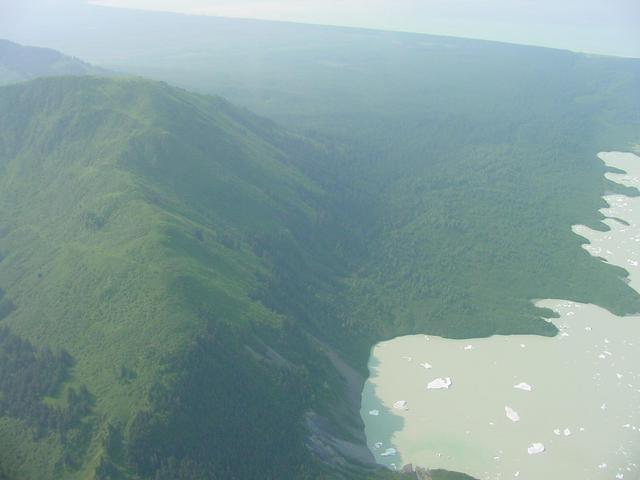 The CP is located to the extreme left of this ridge, and about half way up this 525 meter hill.