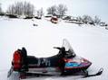 #7: A truck ready to fall in the river at Akiak