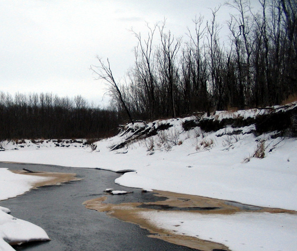 Open water that blocked our path