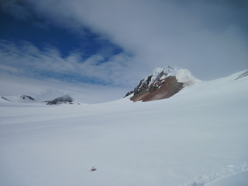 The highest point of the volcano Wrangell