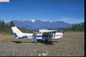 #3: My pilot and his Cessna172. A tiny plane for such vast country.