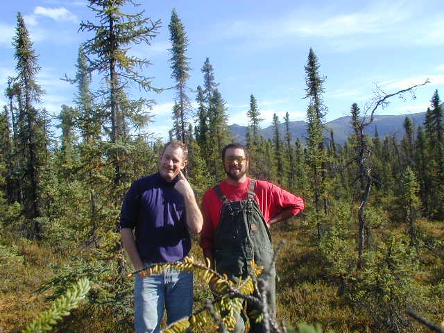 Doug (L) and Bill (R) at the confluence