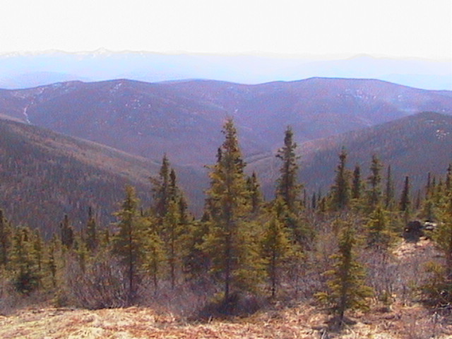 The confluence is down there off to the left (Note: elevation drop of 1200+ vertical feet)