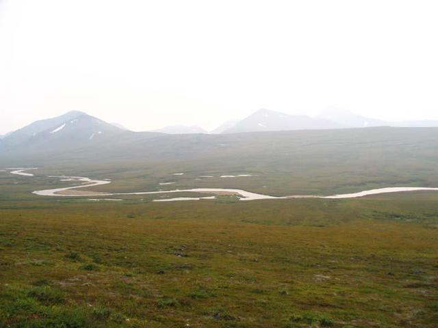 Looking south from the confluence