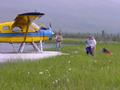 #3: Saying goodbye to the Brooks Range Aviation Beaver in knee deep water @ the Hunt Fork Lake drop-off point