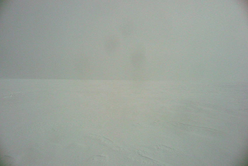 Looking east from confluence site.