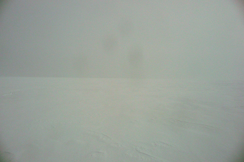 Looking east from confluence site.