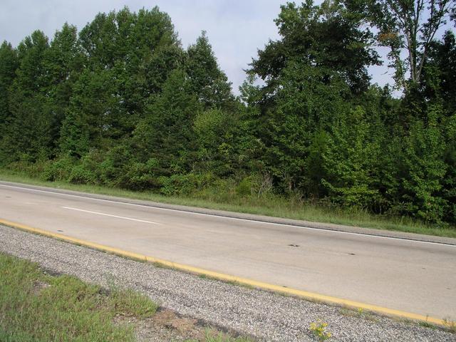 Looking across southbound lane of U.S. Highway 67 & 167 towards 35N 92W