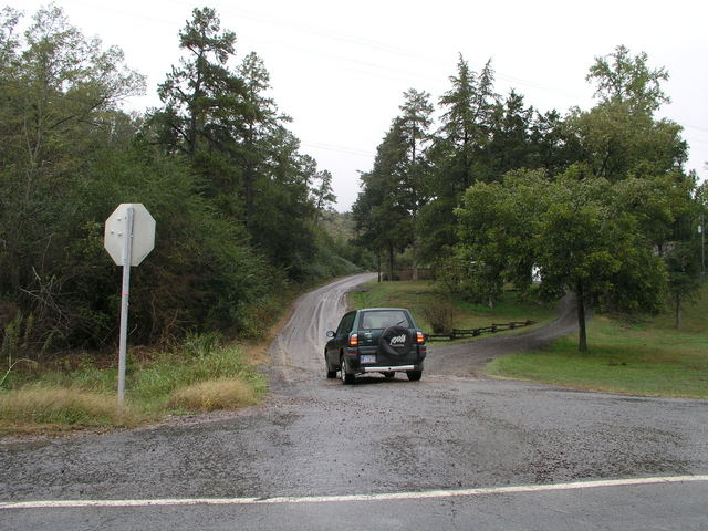 CR-41 turns off Highway 60 in Alpin, Arkansas, 5km from 35N 93W.