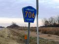 #7: Sign for Lawrence County Road 706
