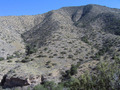 #2: View east from confluence. A couple hours were spent on the other side of the ravine using binoculars to look westward