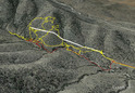 #8: Ground search tracks: Red - 15 Nov; Yellow - 19 Nov 