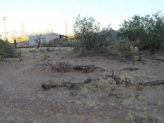 View east (of the industrial facility nearby)