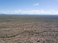 #10: View South (towards the U.S.-Mexico border, 24 miles away) from 120 m above the point