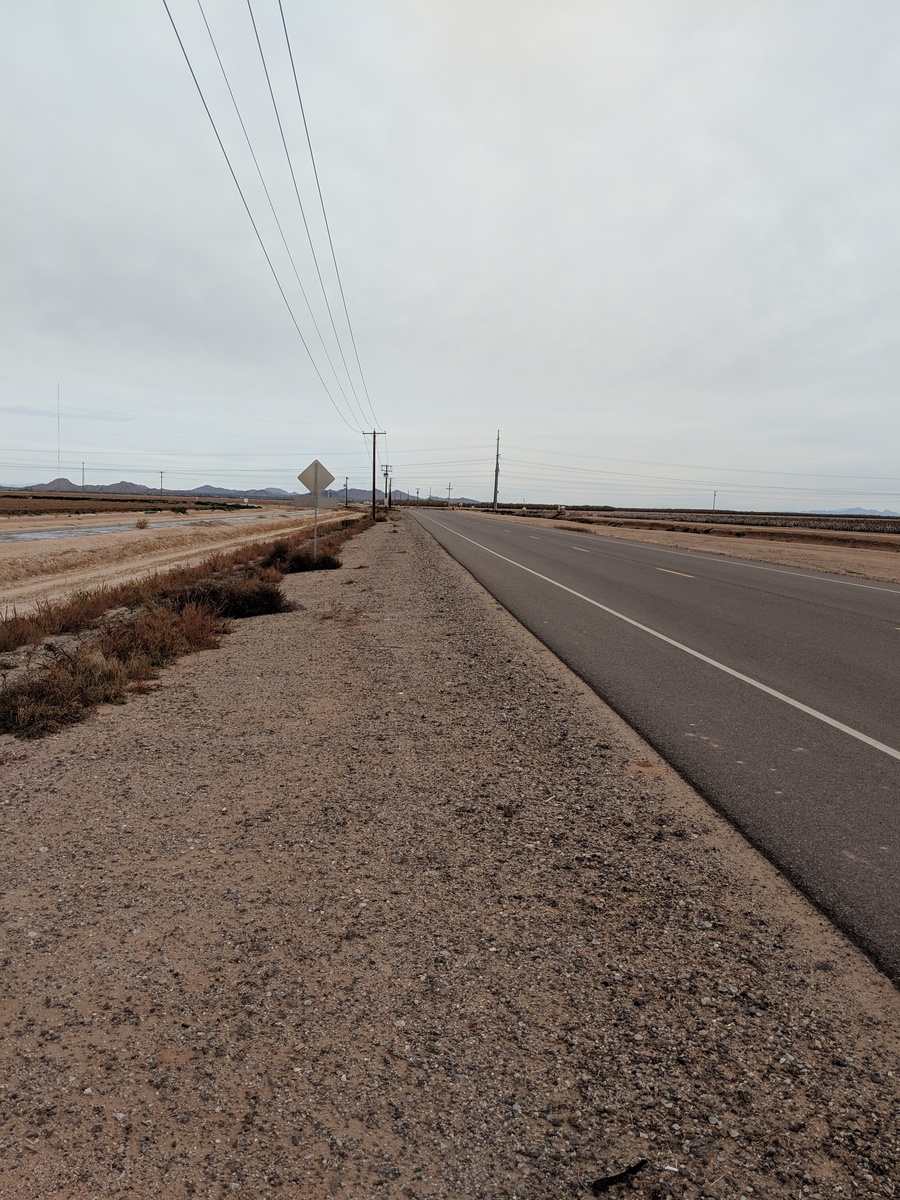 Looking east toward White & Parker Rd.