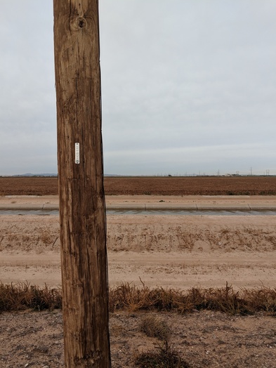 #1: Plowed field 75 m to confluence