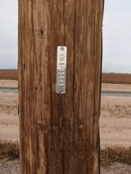 #5: Power pole near stopping point. Confluence to north 75 m