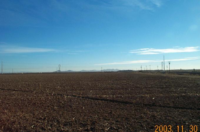 Looking East