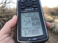 #3: GPS receiver at the confluence point. 