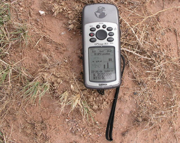 GPS with groundcover.