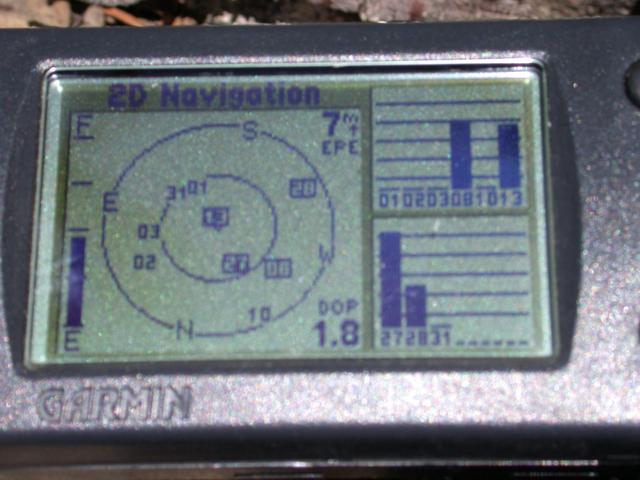 GPS Error screen